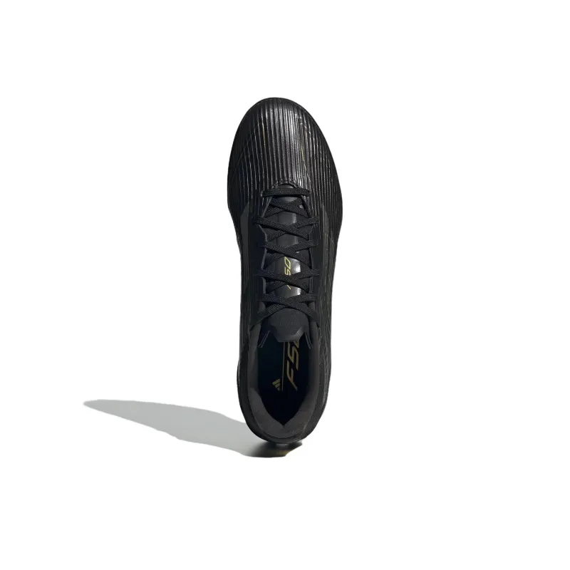 Adidas F50 League Turf Core Black Iron Metallic Gold Metallic-2