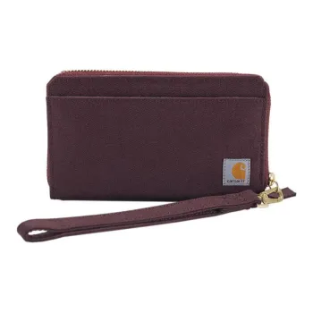 Carhartt Nylon Wallet Unisex Red Brown