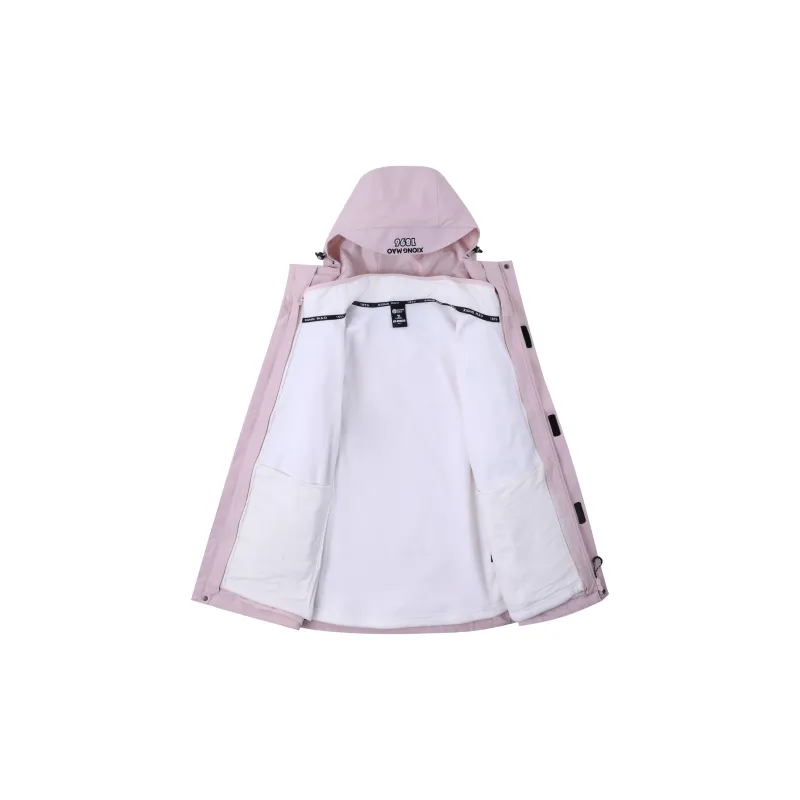 Panda Carefree Play Series Warm Water-Resistant Rainproof Windproof Windbreaker Jacket Unisex-41