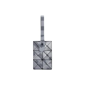 ISSEY MIYAKE Polyvinyl Chloride Resin Handbag Women's Gray