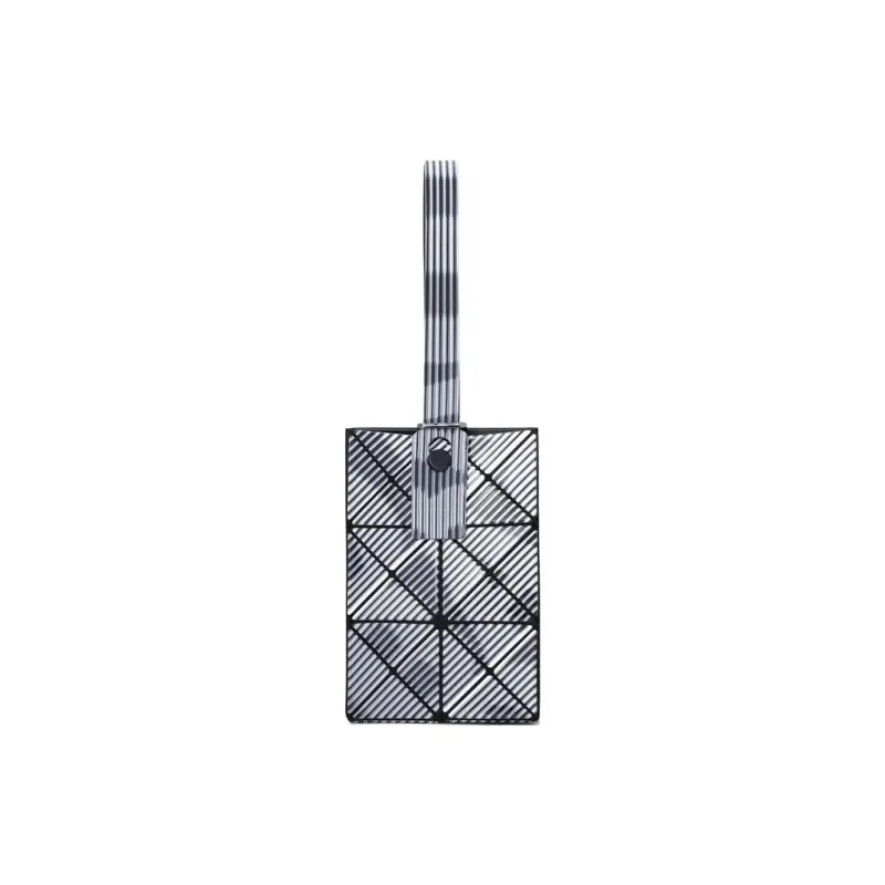 ISSEY MIYAKE Polyvinyl Chloride Resin Handbag Women's Gray-0