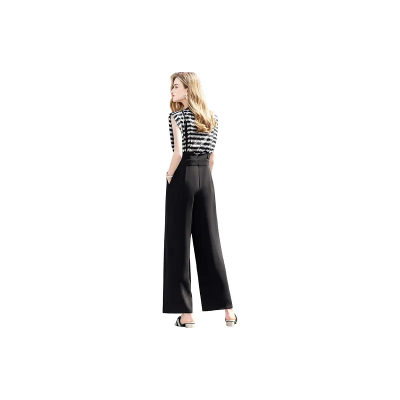 TOUCH Casual Suit Women's Black White-1