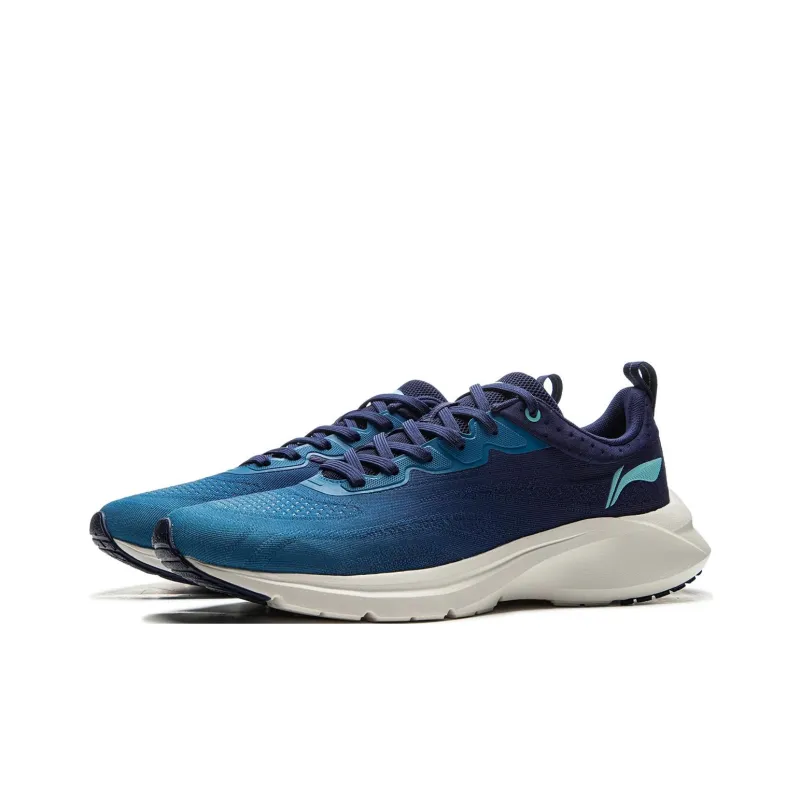 LiNing YunQue Wear-Resistant Low-Top Casual Running Shoes Men's Blue-2