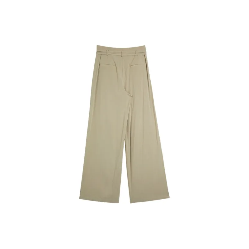 ELLE Casual Pants Women's Gray Green-1