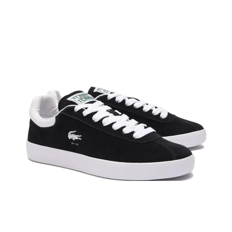 LACOSTE Low Top Skateboard Shoes Women's Black-1