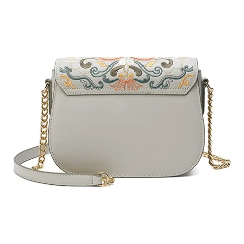 Ancient Yi Xi Crossbody Bags Jade Hairpin Asphalt Gray-2