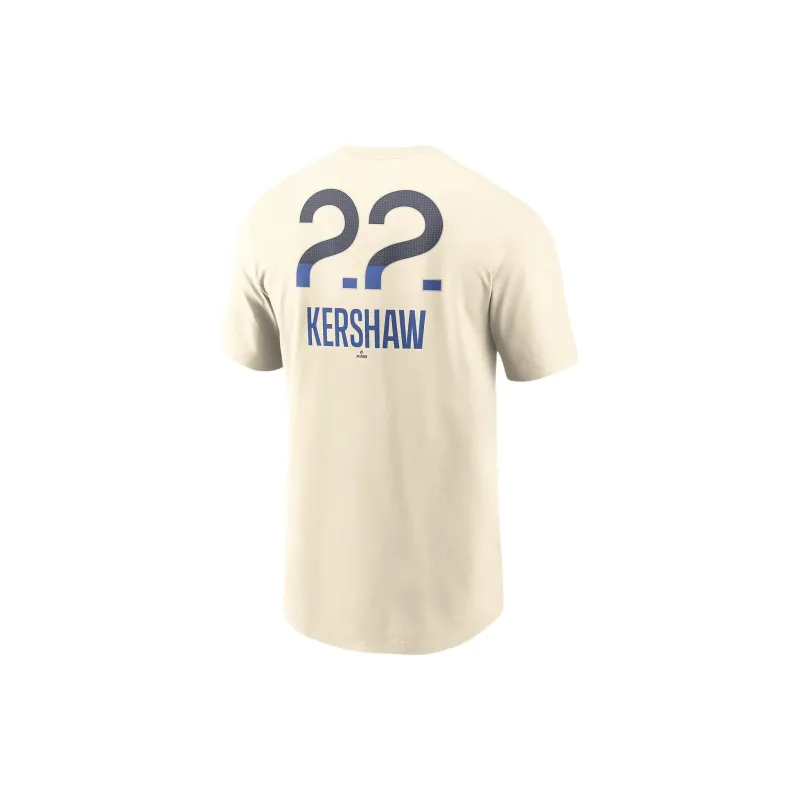 Nike Nike X MLB Co-brand Clayton Kershaw Los Angeles Dodgers City Connect Fuse Soccer Jerseys Men's Marine Blue-1