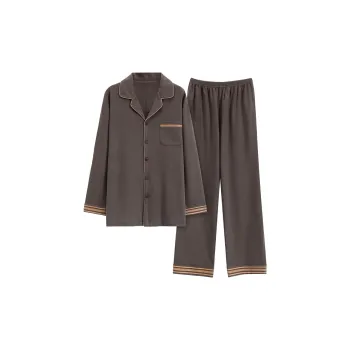 Sleep Student Dormitory Home, Outerwear Ready, Loungewear Men's Dark Brown