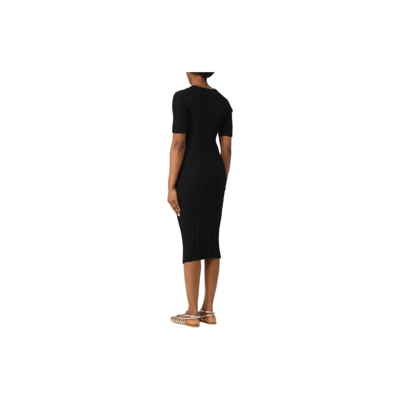 Loulou De Saison Short Sleeved Dresses Women's Black-1