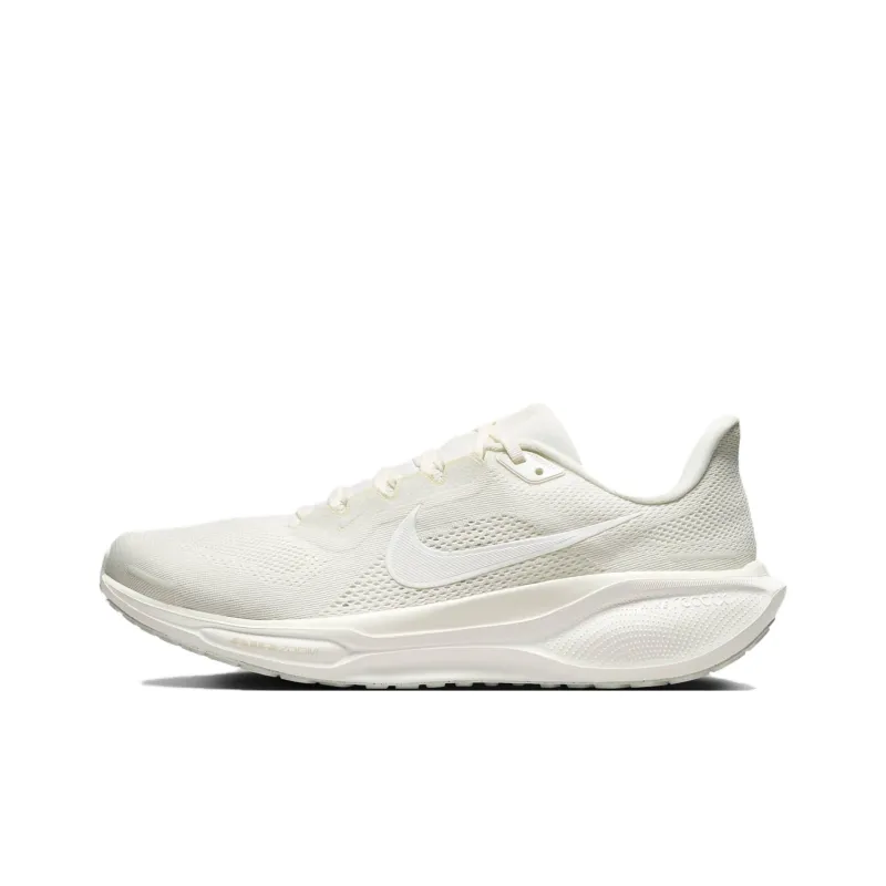 Nike Pegasus 41 Anti Slip Wear Resistant Low Top Casual Running Shoes Unisex White-0