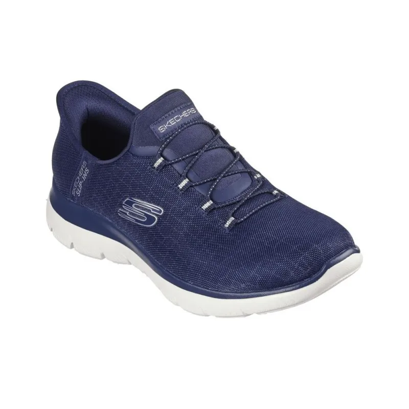 Skechers Slip Ins Anti Slip Wear Resistant Low Top Casual Running Shoes Women's Dark Blue-2