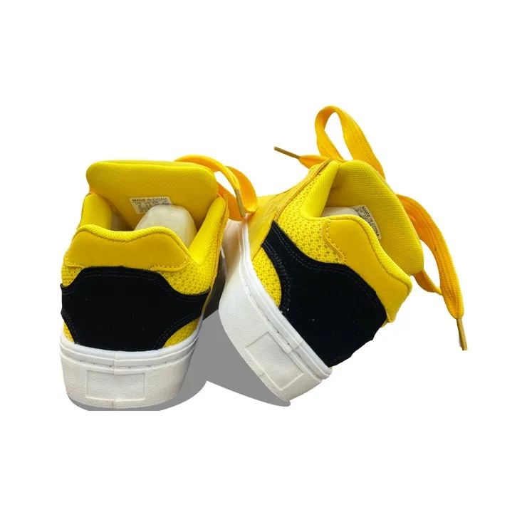 XLAIII Anti Slip And Wear Resistant Breathable Low Top Skateboard Shoes Unisex Duck Yellow-4