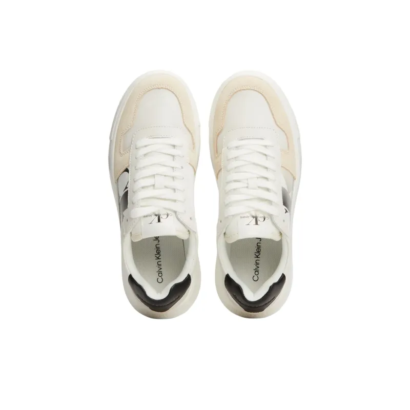 CKJ CALVIN KLEIN JEANS Skateboard Shoes Women's White Black-3