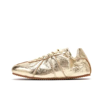 FOOT INDUSTRY Foot Industry Low Top Skateboard Shoes Unisex Gold Runs Small Consider 1 Size Up