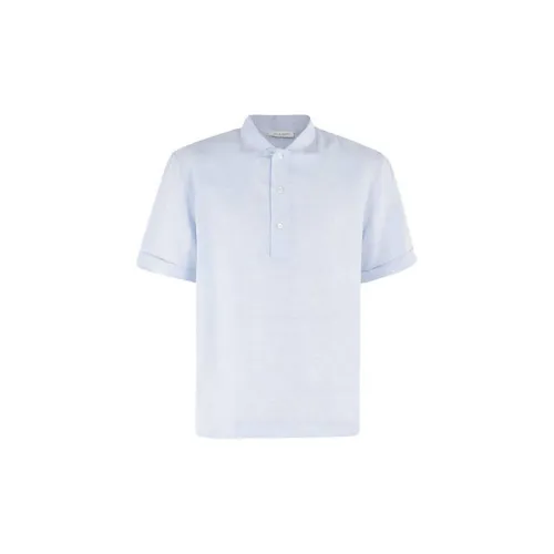 PAOLO PECORA MILANO Polo Shirts Men Sky Blue