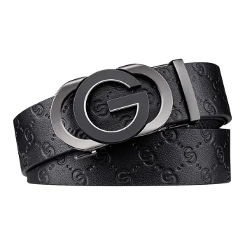 Canita Kolly G Style Automatic Buckle, Business Formal Leather Belts Men's Width  3.5cm