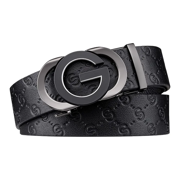 Canita Kolly G Style Automatic Buckle, Business Formal Leather Belts Men's Width  3.5cm-0