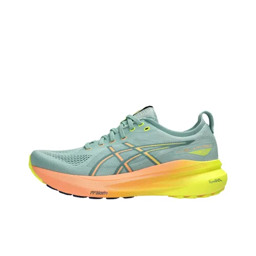 Asics Gel-Kayano 31 Running Shoes Men Low-Top Green/Yellow