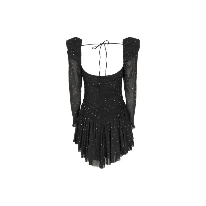 Rotate Long-Sleeved Dresses Women's Black-1
