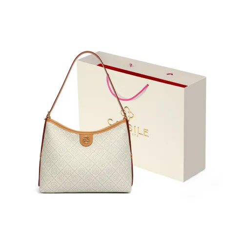 CASSILE Handbags Beige With Beeswax