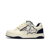 Beige White Blue