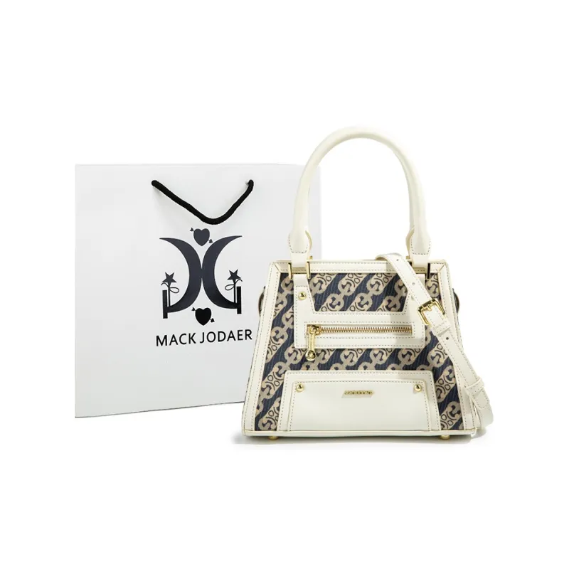 MACK JODAER Synthetic Leather Shoulder Bag Crossbody Bag Handbag Regular Women's Ecru-1