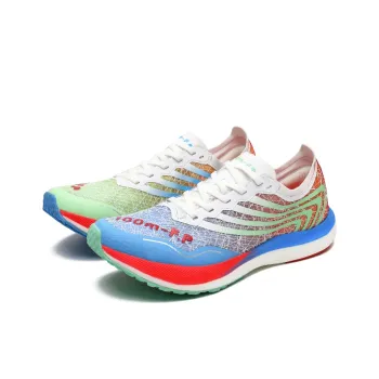 100m F.P Hurricane 3.0 Pro Running Shoes Unisex Low Top White/Red/Light Green/Light Blue