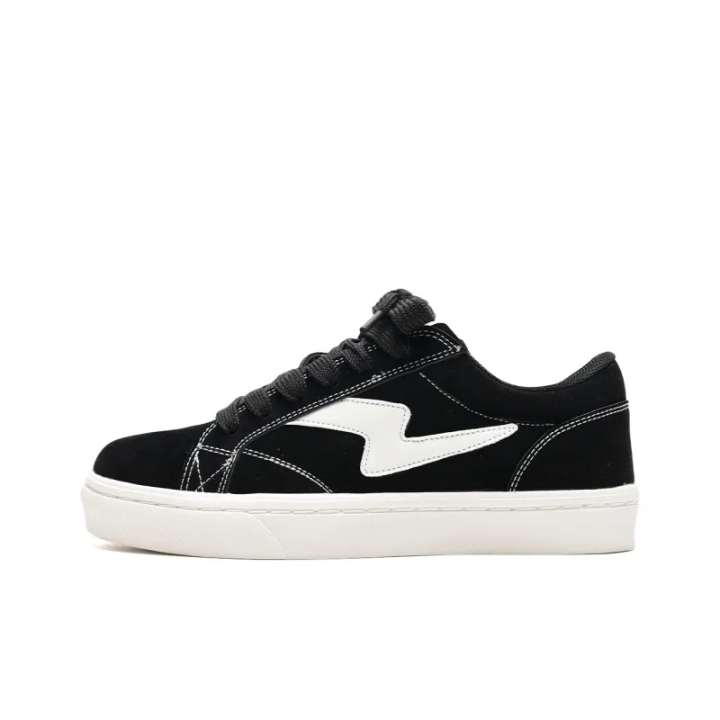 Circle Small Cushioning Coverage Lightweight Breathable Slip Resistant Low Top Canvas Shoes Unisex Black-0