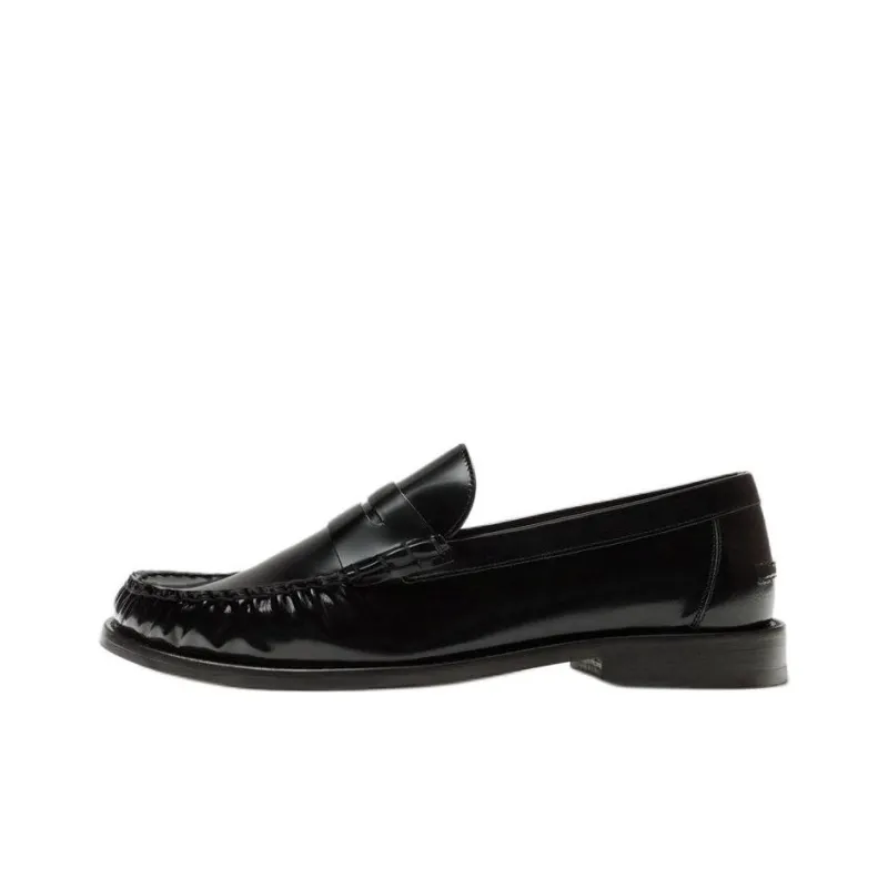 ZARA Loafers Men Black-0