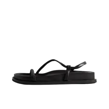 ST. AGNI Twist Strap Sandals Women's Black