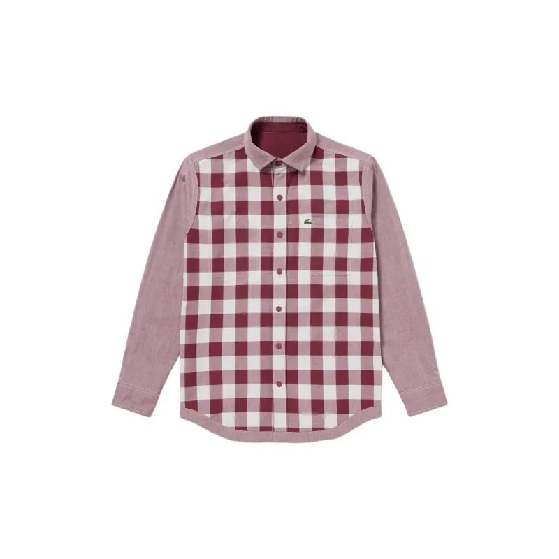 LACOSTE Shirts Men Red-2