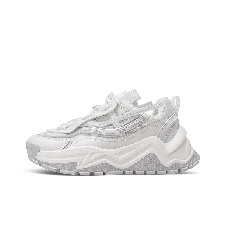 Daisy Fellowes Devil One Chunky Sneakers Unisex Low Top White-0