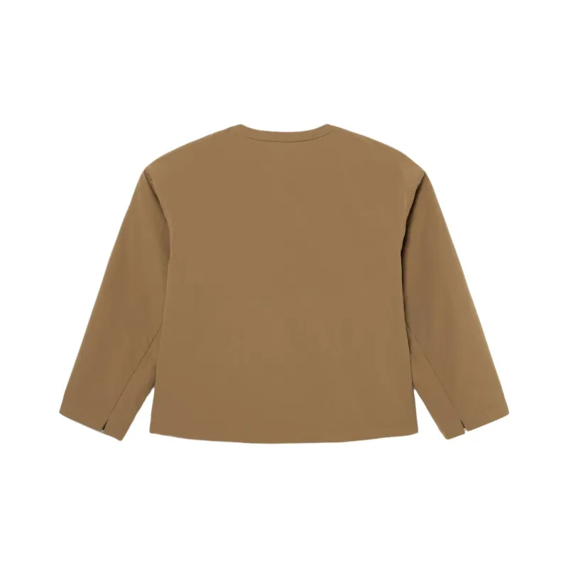 LACOSTE Jackets Coats Women's Brown-1