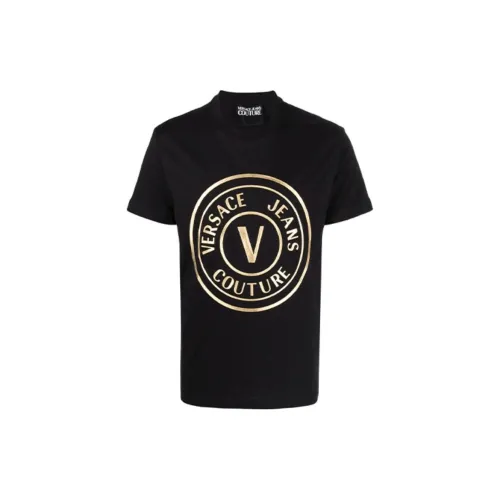 VERSACE JEANS COUTURE T-Shirts Men Black