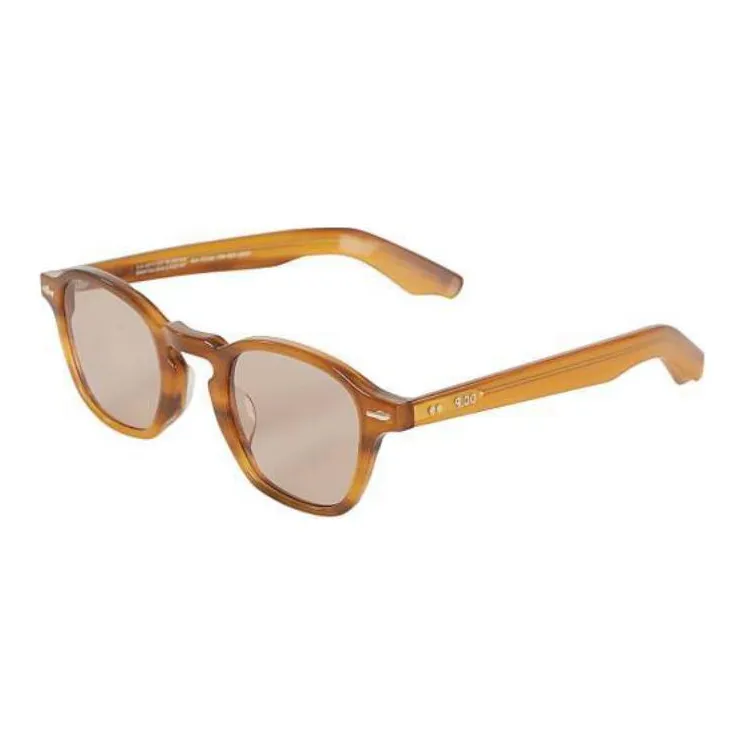 District Vision Acetate Butterfly Sunglasses Unisex Brown-0
