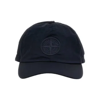 STONE ISLAND Nylon Baseball Caps Men's Marine Blue