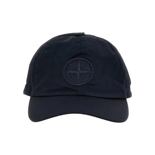 STONE ISLAND Nylon Baseball Caps Men's Marine Blue