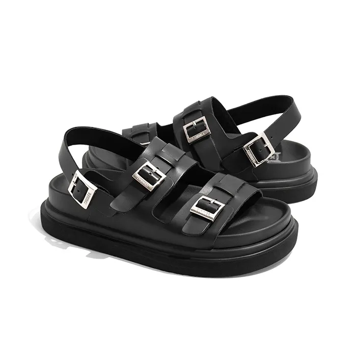 Old Meow Beach Sandals 4.5cm Women's Black-2