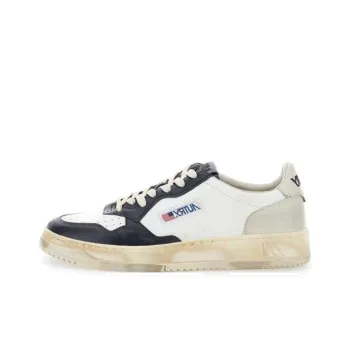 AUTRY Super Vintage Low Top Skateboard Shoes Men's Black White