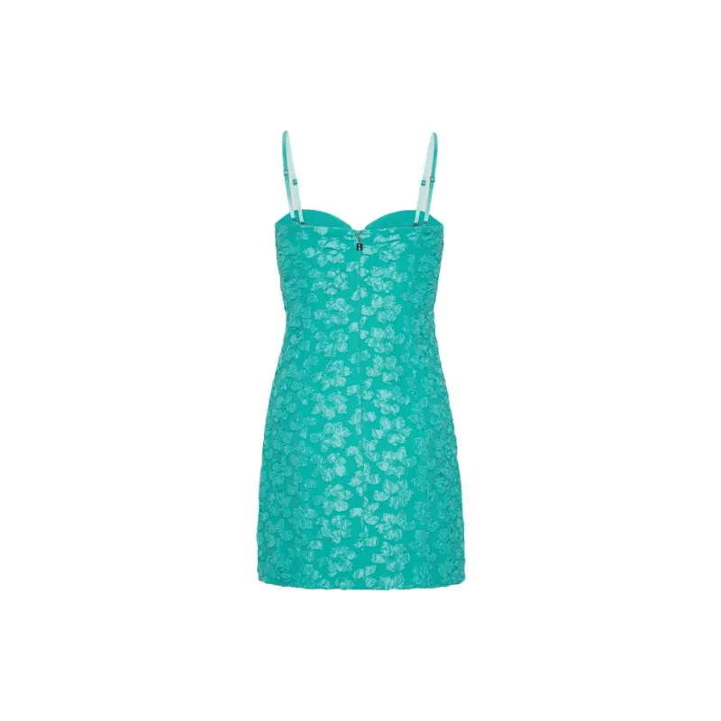 Rotate Floral appliqué Minidress-1