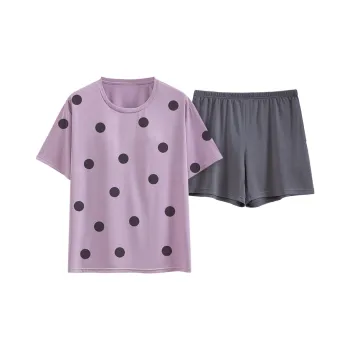 FENTENGCARE Pajama Set Women's Mauve Purple