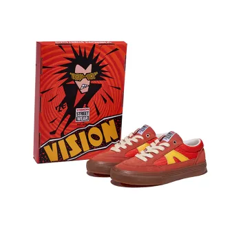 Vision Street Wear Stick Low Top Skateboard Shoes Unisex Spessartine Orange
