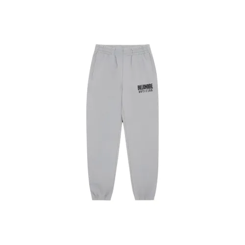 BILLIONAIRE BOYS CLUB Knitted Sweatpants Unisex Blend Gray