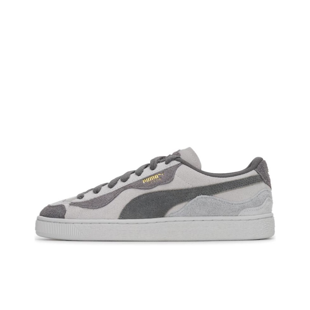 PUMA Suede Trippy Casual Shoes Unisex Low Top Gray Black POIZON