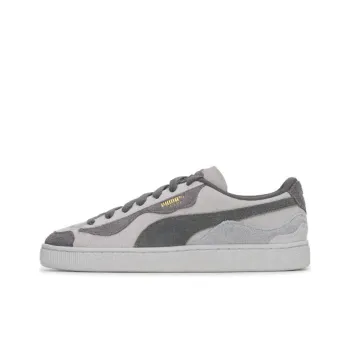 PUMA Suede Trippy Durable Breathable Low Top Casual Shoes Unisex Gray Black