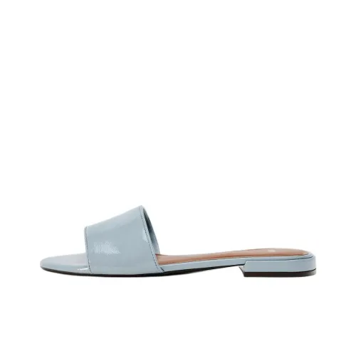 ZARA Slide Slippers Women's Blue