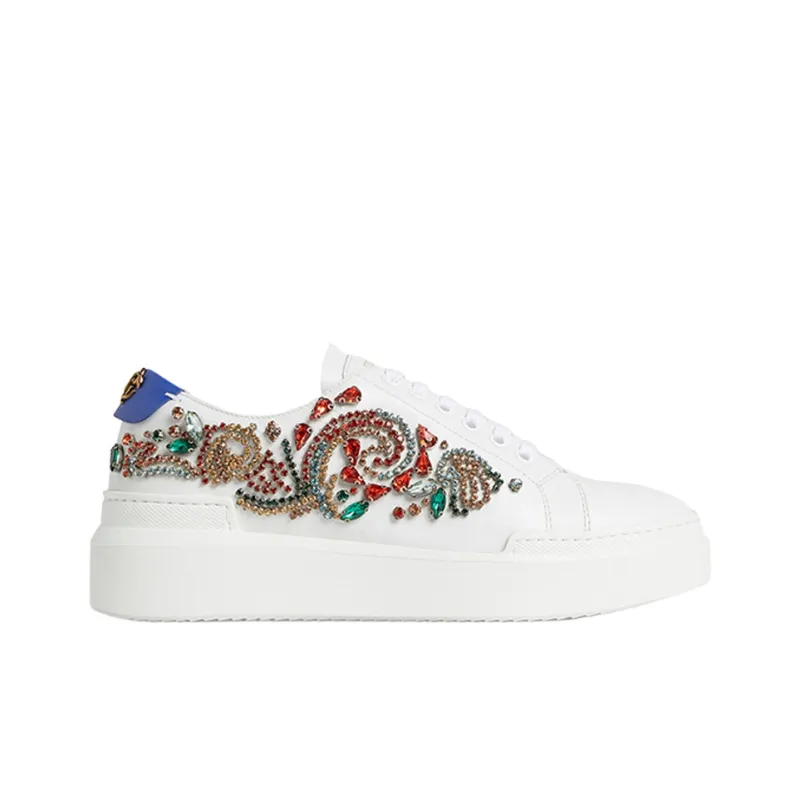 Roberto Cavalli Skateboard Shoes Women's White-1