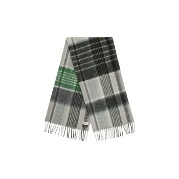 HOLZWEILER Polyamide Knit Scarves Men's Green/Black