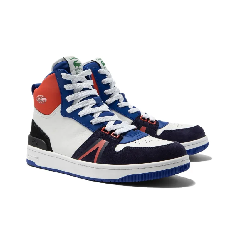 LACOSTE Skateboard Shoes Men's White Blue Black-1