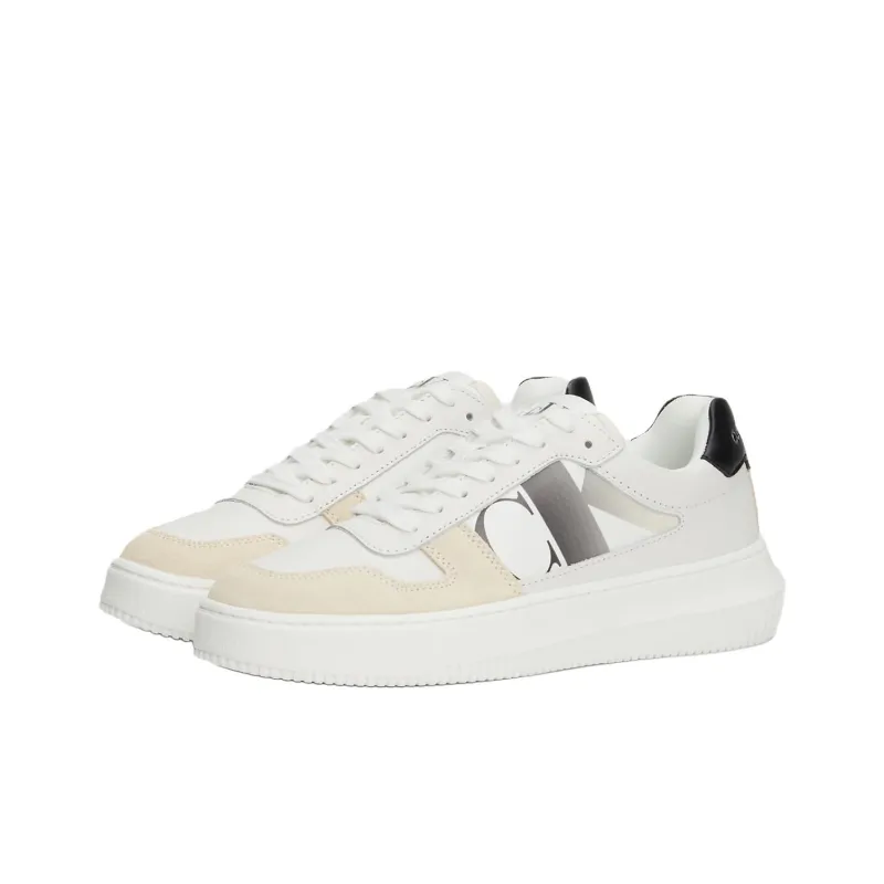 CKJ CALVIN KLEIN JEANS Skateboard Shoes Women's White Black-2